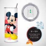 Tumbler-personnalise-mickey-Gourde-personnalisable-mickey-Gobelet-paille-mickey
