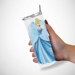 Tumbler-personnalise-cendrillon-Gourde-personnalisee-princesse-cendrillon-Gobelet-princesse-cendrillon