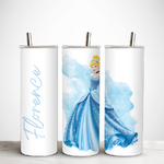 Tumbler-personnalise-cendrillon-Gourde-personnalisee-princesse-cendrillon-Gobelet-princesse-cendrillon