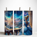 Tumbler-personnalise-cendrillon-Gourde-personnalisee-princesse-cendrillon-Gobelet-princesse-cendrillon