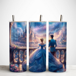 Tumbler-personnalise-cendrillon-Gourde-a-personnaliser-princesse-cendrillon-Gobelet-personnalisable-cendrillon