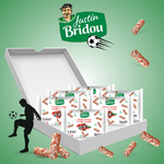 Gateaux-aperitif-personnalisable-football-Saucissons-justin-bridou-personnalises-foot-Confiseries-a-personnaliser-football