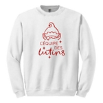 Sweat Enfant inspiration equipe des lutins Blanc