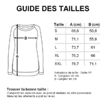 Guide des tailles sweat homme