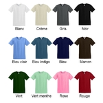 Tee-shirt homme col rond Couleurs