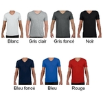 Tee-shirt homme col V Couleurs