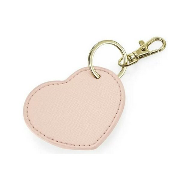 Porte-clés En Cuir En Forme De Cœur - Fait Main - 5 Cm - Cadeau Pour Femme/fille - 9