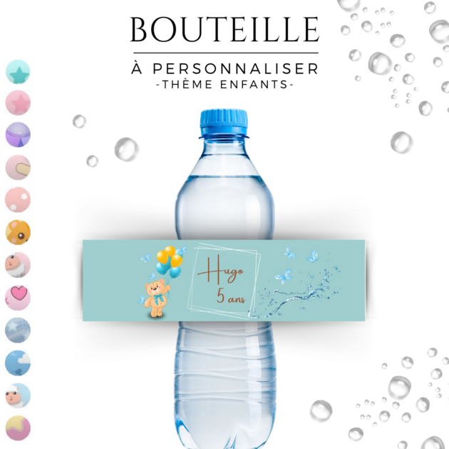 Bouteille d’Eau Personnalisée – Parfaite pour l’école, le sport ou le