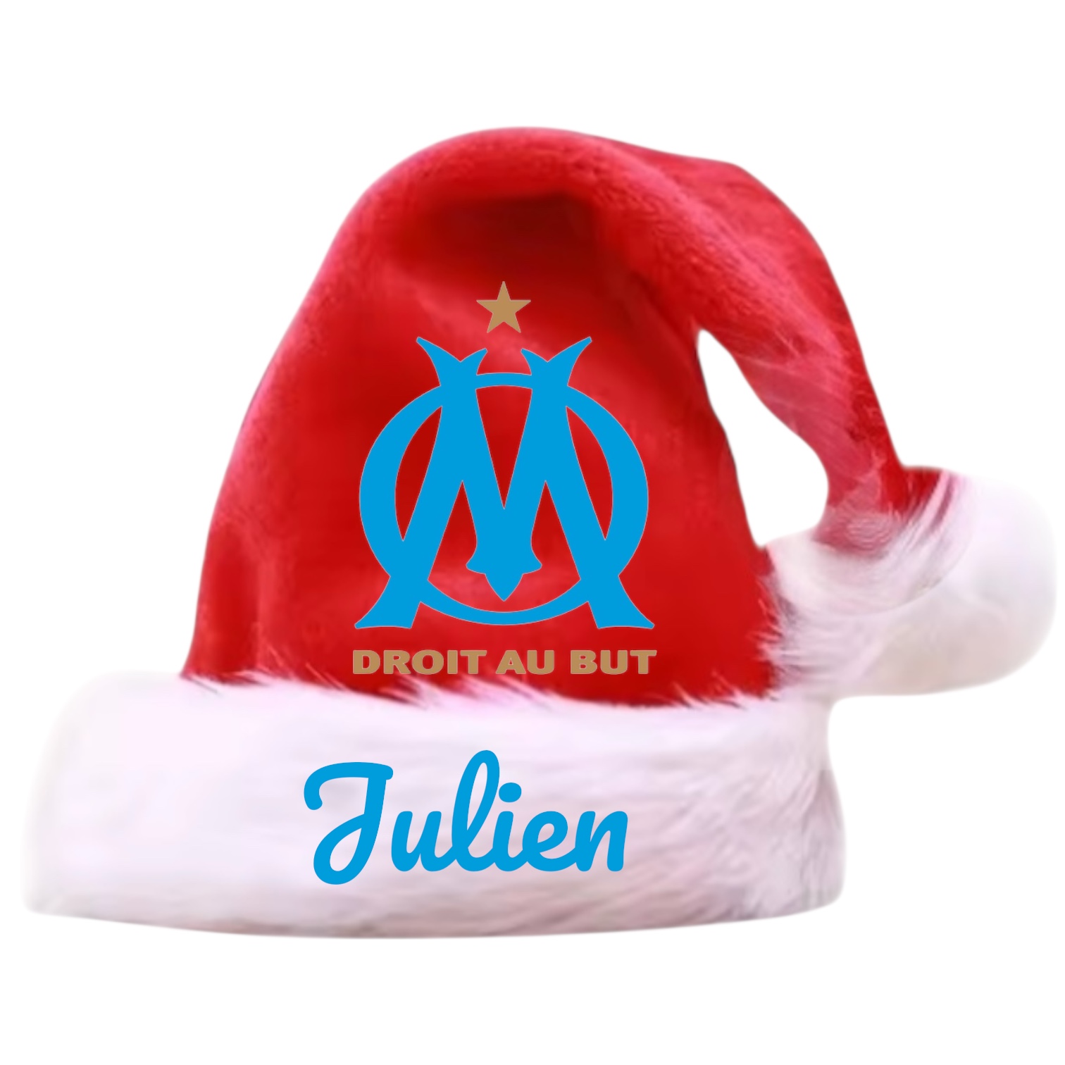 Bonnet De Noël Adulte En Peluche – Pompon Blanc, Motifs Flocons, Confortable Et Chaleureux Pour Les Fêtes - 5