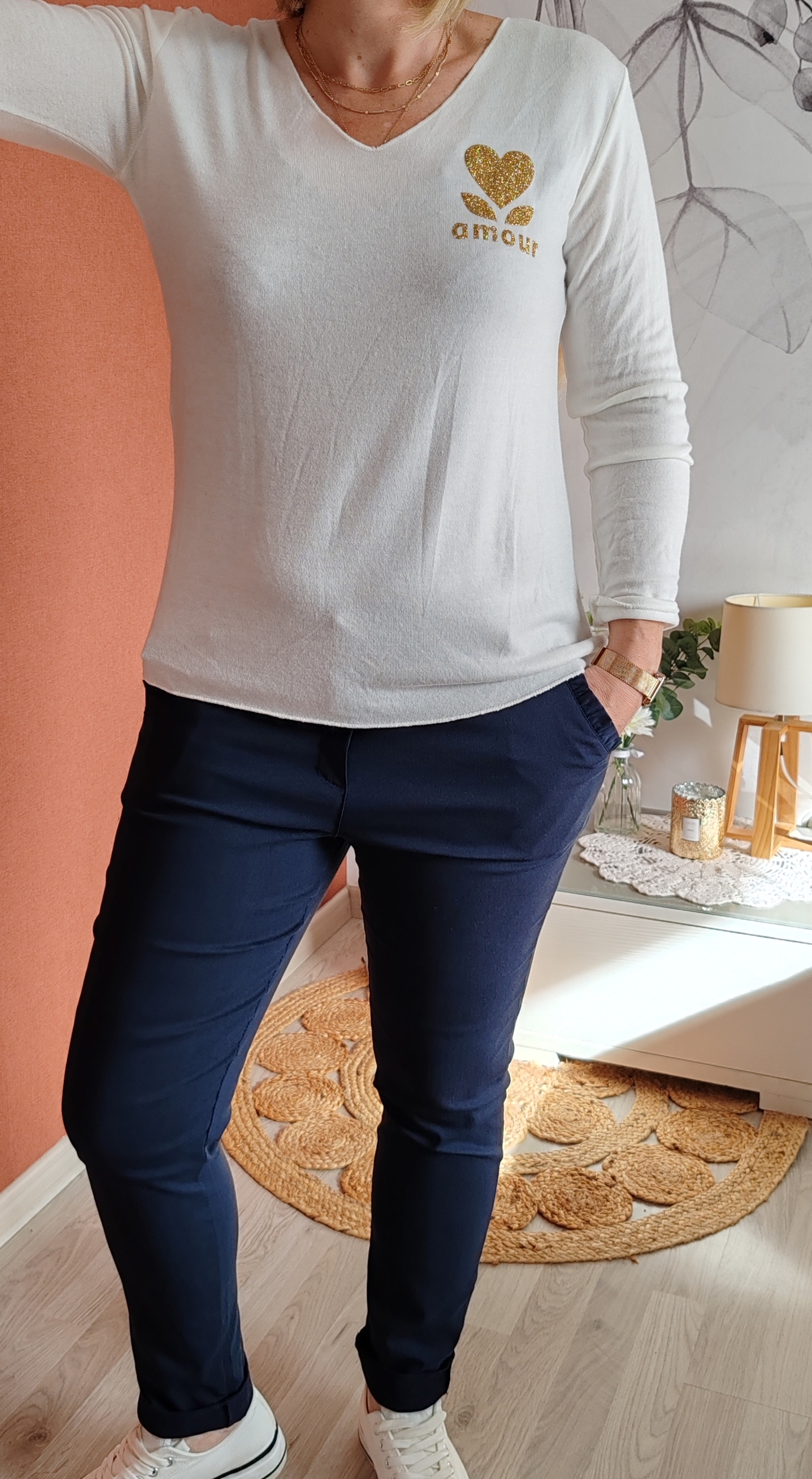 Pull amour doré