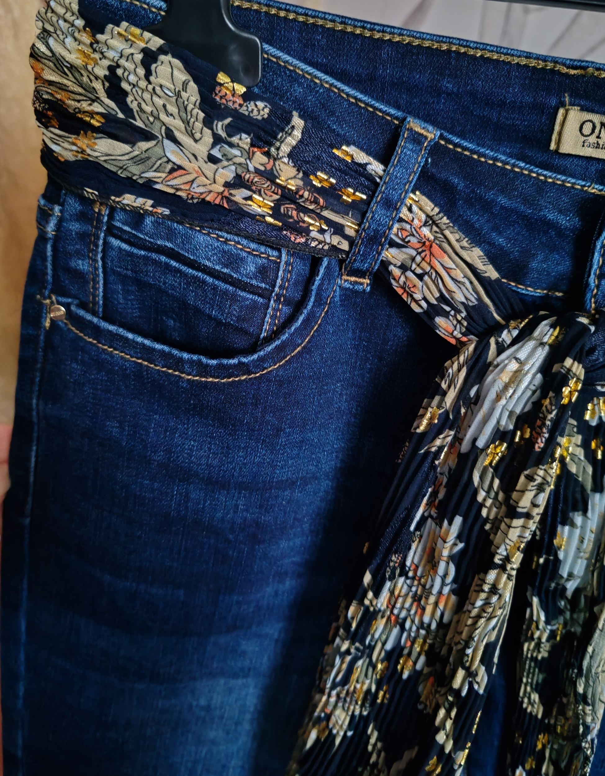 Jeans foulard