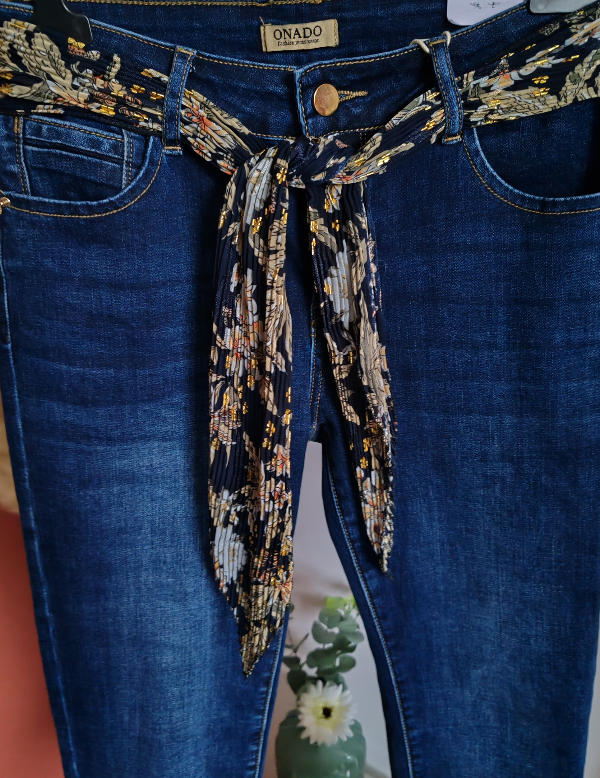 Jeans foulard