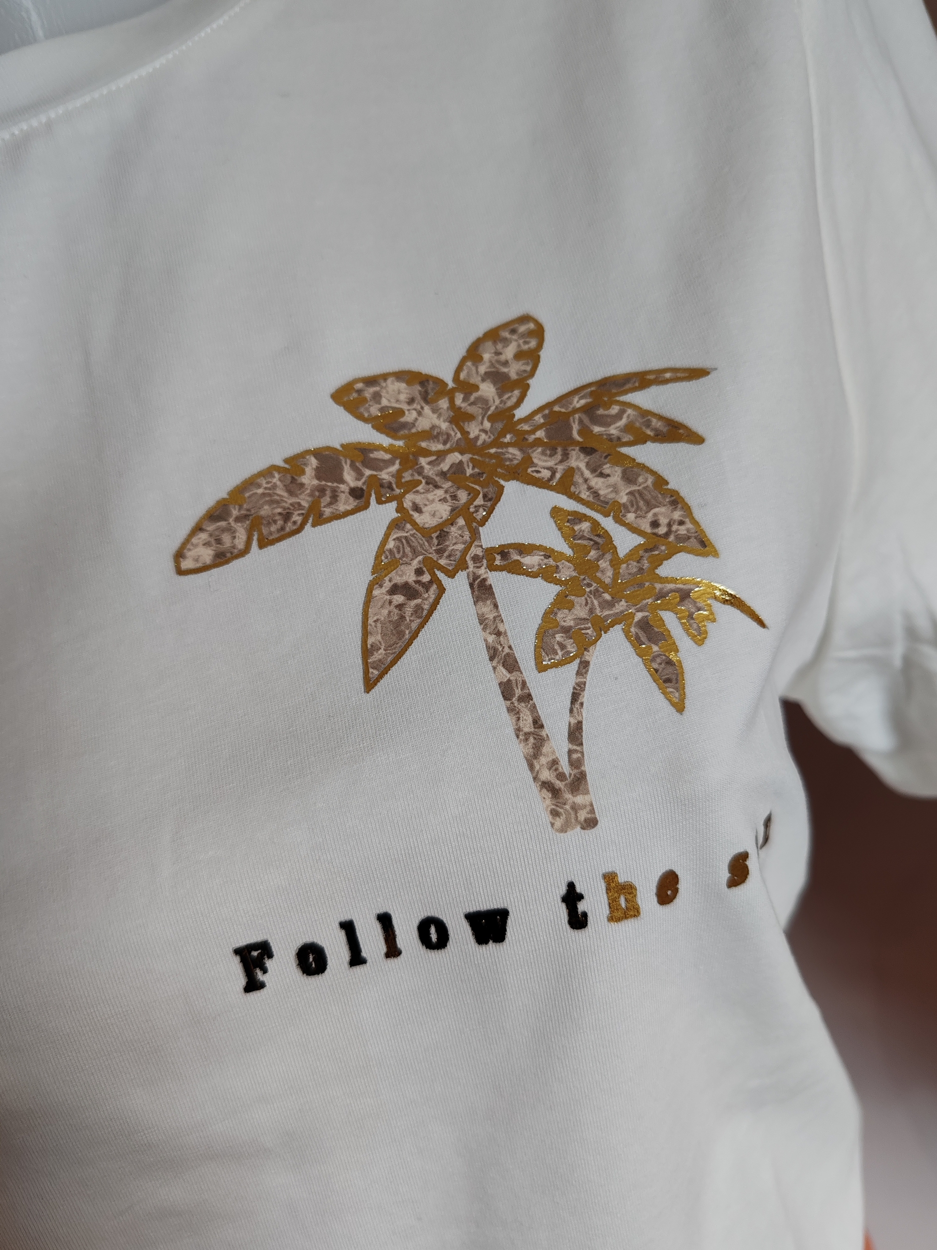 Tee shirt palmiers