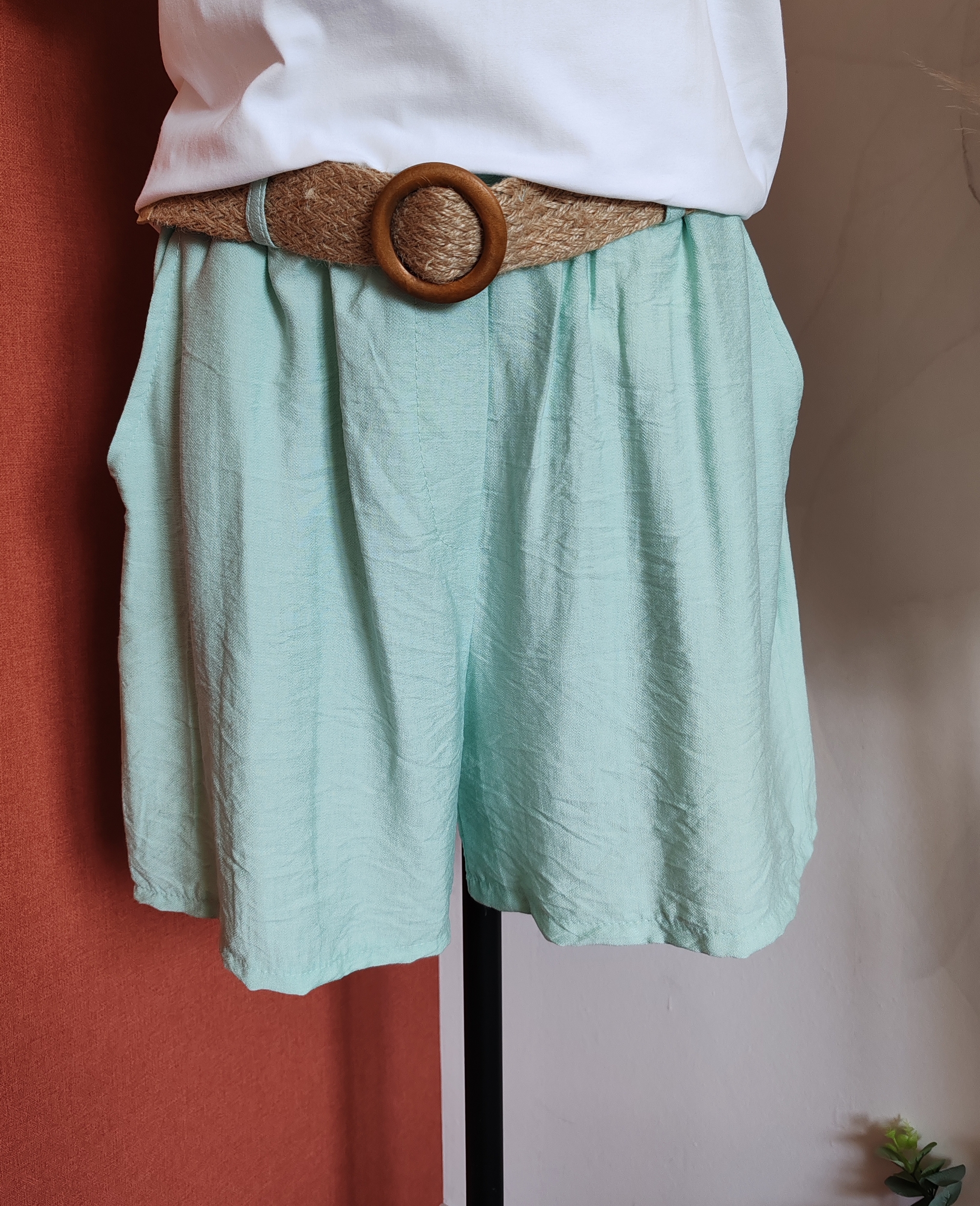Short fluide vert deau