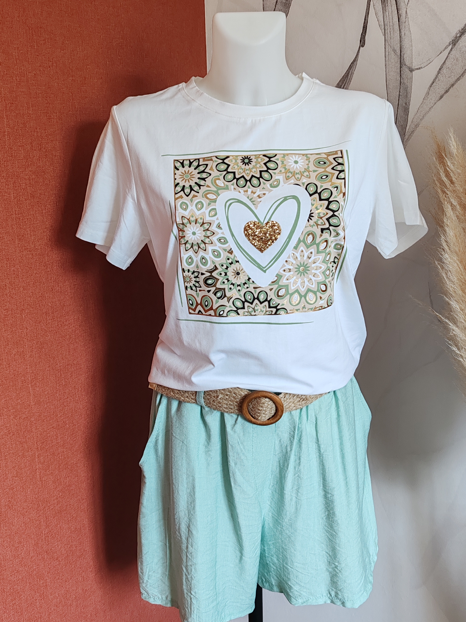 Short fluide vert deau