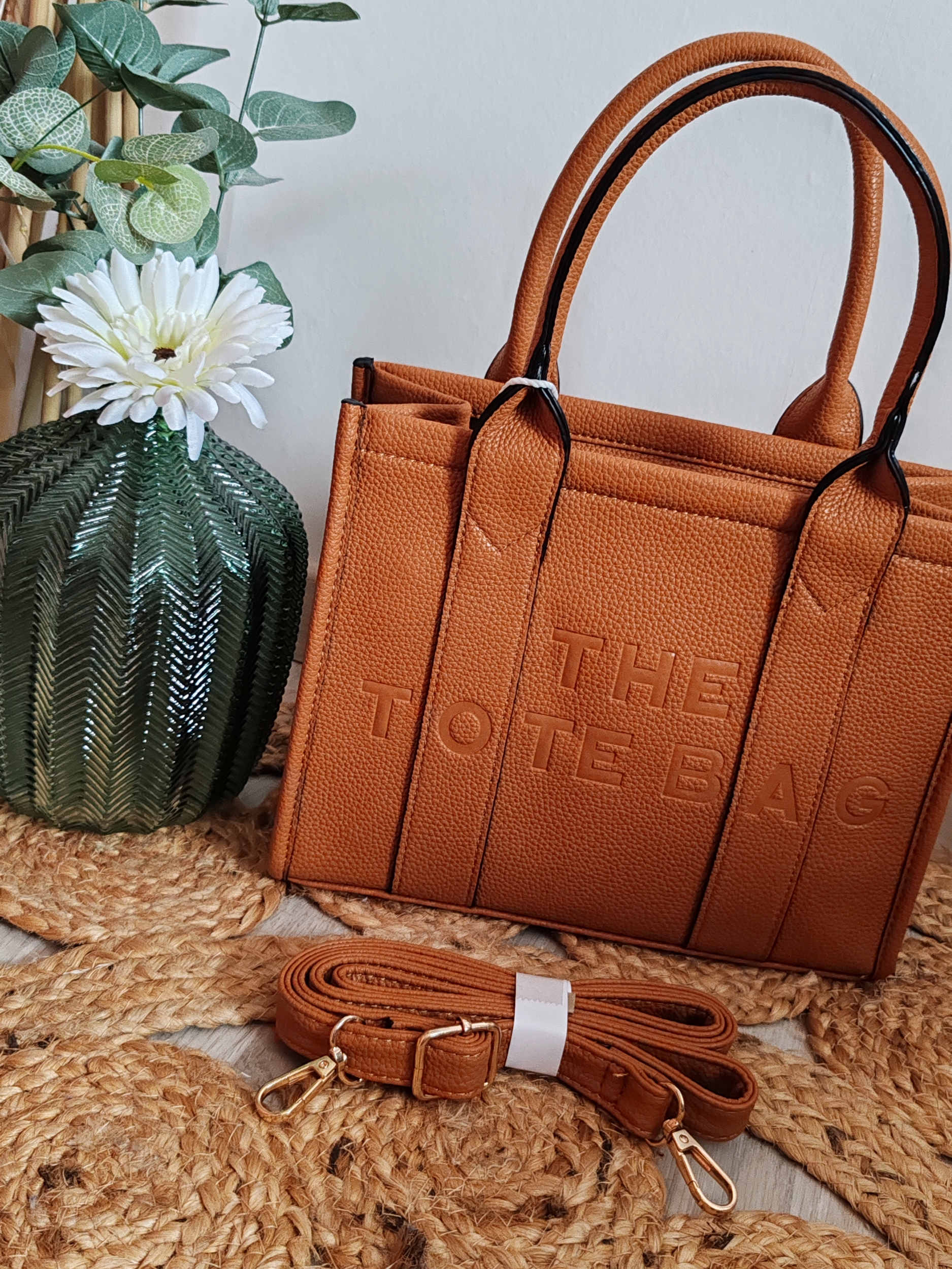 Sac " THE TOTE BAG" camel