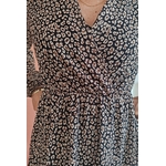 Robe LINA noir et marron