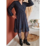 Robe LINA bleu canard