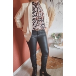 Pantalon skinny simili cuir