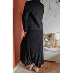 Veste suédine noire