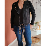 Veste suédine noire