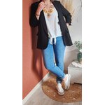 Tee shirt à nouer détails en crochet