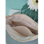 Sac bandoulière esprit bohème beige 100% paper