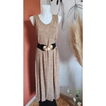 Robe longue léopard