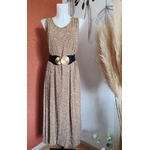 Robe longue léopard