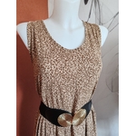 Robe longue léopard
