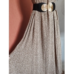 Robe longue léopard