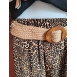 Pantalon fluide léopard