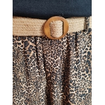Pantalon fluide léopard