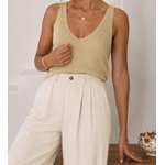 Top débardeur à paillettes