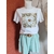 Short fluide vert d'eau