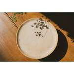 Assiette jaune sable Nagori