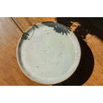 Assiette Nagori faite main vert deau
