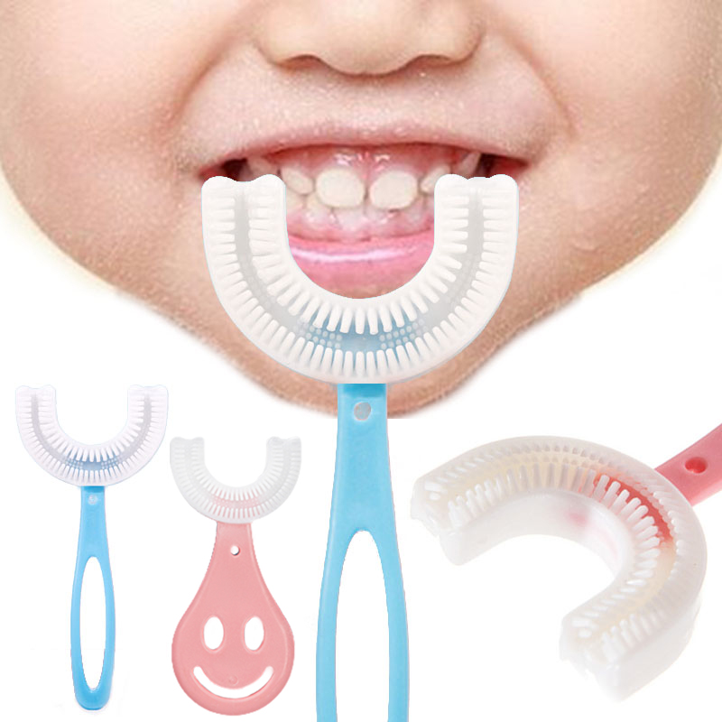 Brosse-dents-en-forme-de-U-pour-enfants-brosse-dents-en-silicone-pour-enfants-anneaux-de