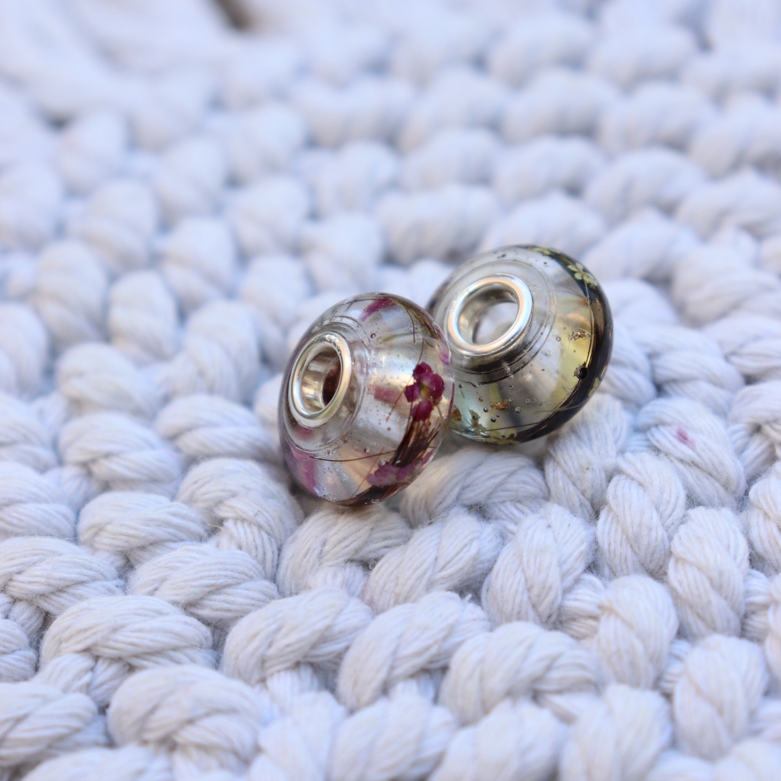 charm style pandora personnalise resine argent 925 poils animaux