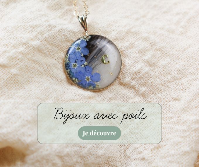 Bijoux avec poils animaux