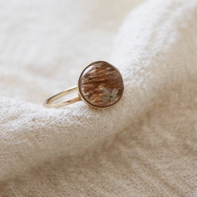 bijou bague poils animal
