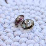 perle charm style pandora en resine, argent 925 et poils de chien, chat, lapin, cheval personnalisable