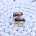 charms resine poils animaux fleur sechees personnalise