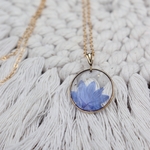 collier souvenir fleur resine deuil animal