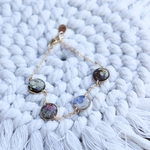 bracelet souvenir poils chien chat or lamine haut de gamme