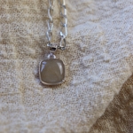 collier homme poils de chat argent massif