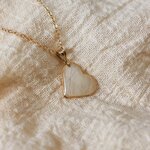 collier coeur gold filled poils chat chien petmemorial
