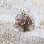 bijou argent arbre de vie poils de chat