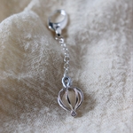 porte cles bijou souvenirs poils chien