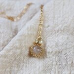 pendentif tournant perle souvenir poils chien chat